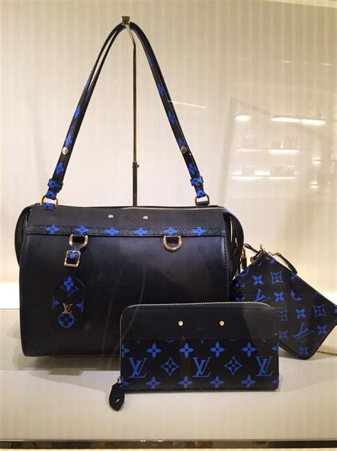 lv bag blue and red|blue louis vuitton bag.